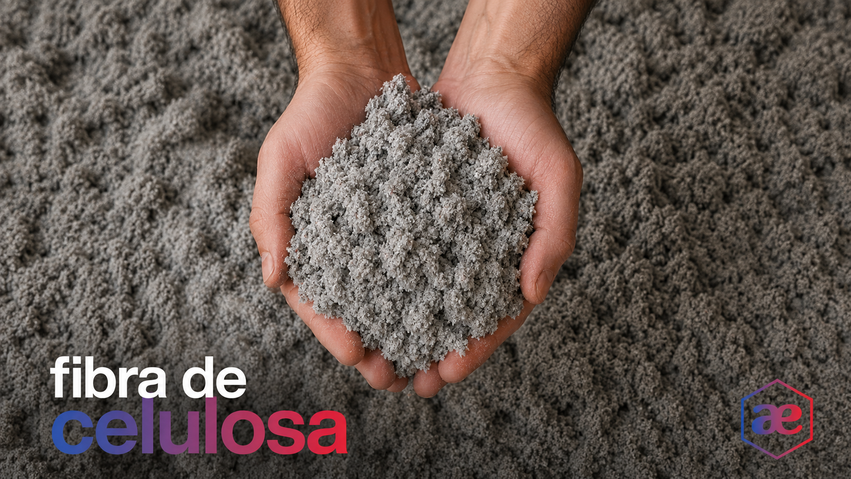 Fibra de celulosa aislamiento insuflado